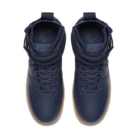 nike sf air force 1 midnight navy midnight navy-black 864024-400